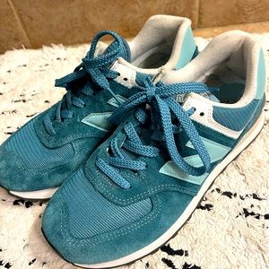 New Balance 574-teal